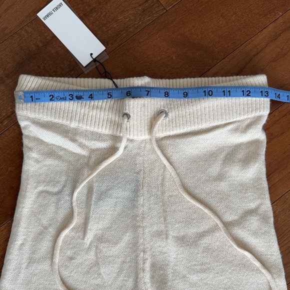 NWT Ally Tusk Knit Pants Andrea Iyamah cream small - Picture 9 of 9